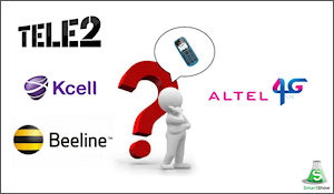 KCELL, BEELINE, TELE2, ALTEL